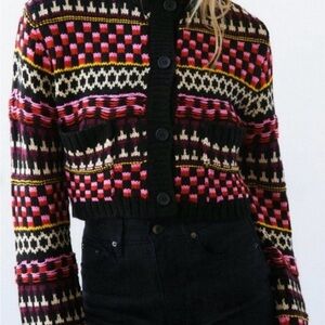 Colorful Patterned Women's Sweater